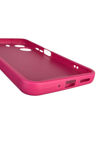 Чохол силіконовий Soft Touch з 3D принтом для Redmi 13C малиновий (Повний захист камери) Xiaomi (371653153)