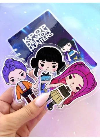 K-pop демон хантер игра на липучках липучках тока бока к-поп охотники на демонов блокнот книжка охотницы кпоп No Brand (391118275)