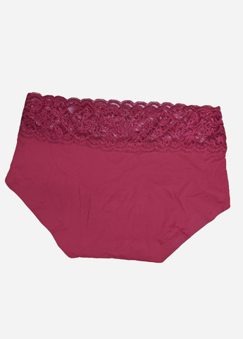 Трусики женские бордовые с кружевом Malta (300239375)