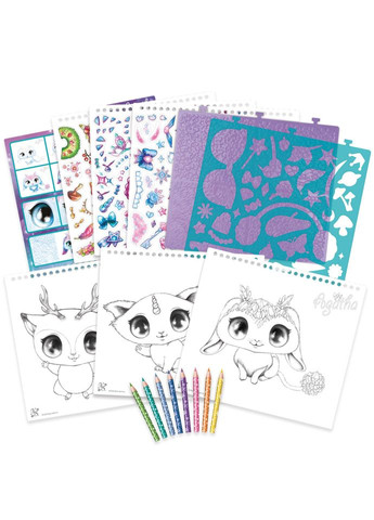 Набір для творчості Скетчбук: Зіркові друзі 11141 з олівцями Nebulous Stars (365630699)