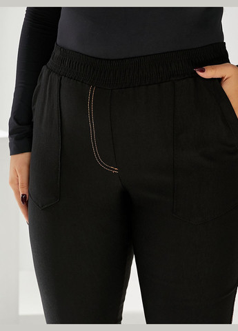 Утепленные лосины с байковым начесом,, черные Slazer (305665080)