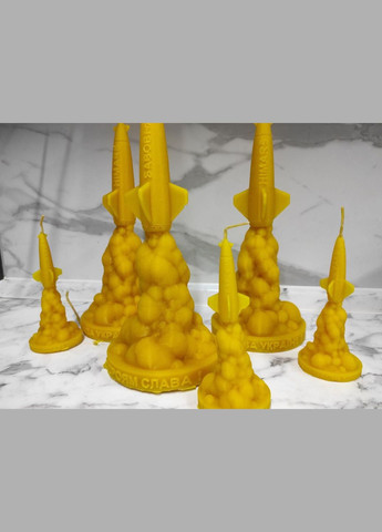 Свічка воскова ракета Бавовна 15 см МЕД ПОШТОЮ (322148970)