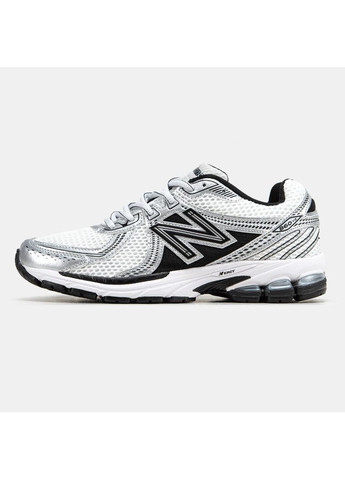 КРОСІВКИ ЖІНОЧІ NEW BALANCE 860V2. WHITE SILVER НЬЮ БЕЛАНС 860V No Brand білі демісезони (367166794)