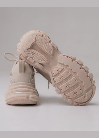 Кроссовки женские текстиль кожа Prima d'Arte бежевые всесезоны (322319124)