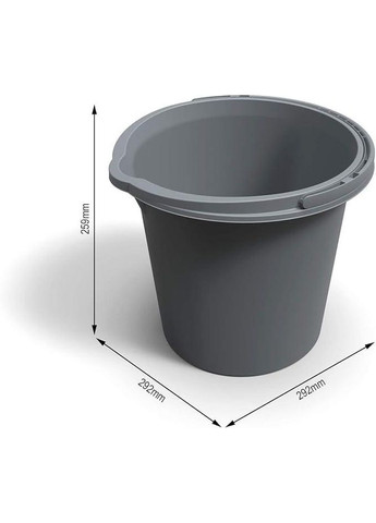 Відро господарське пластикове Vario 10 л (03204) Rotho (334007216)