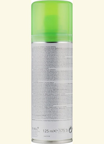 Забарвлюючий спрей для волосся, зелений Color Hair Spray 125ml (243379-69943) Sibel (368664379)