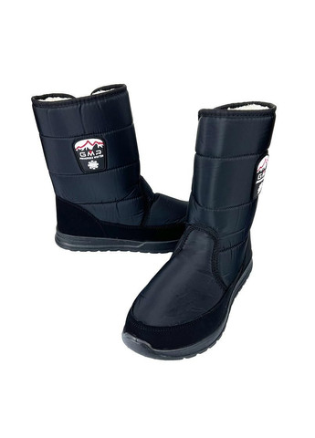 Чоловічі дутики високі на замку чорні 14235 Progres (268750547)