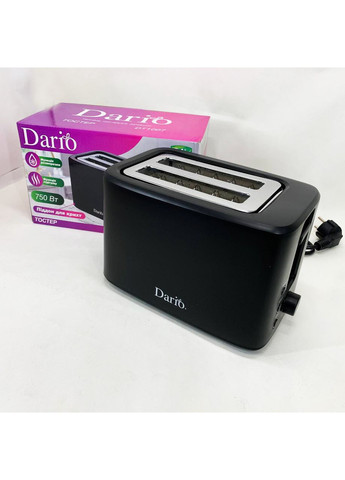 Тостер DT1007. Колір: чорний Dario (364663599)