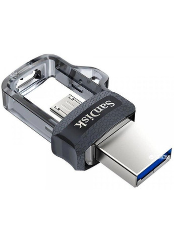 Флешка двойная Ultra Dual Drive USB 3.0 + OTG M3.0 128Gb (150Mb/s) SanDisk (293346619)