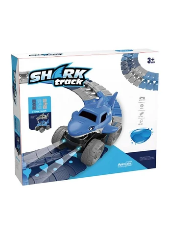 Интерактивный трек с инерционной машинкой SHT 5510-1 Shark Trak (186pcs/1CAR) Epik (387594716)