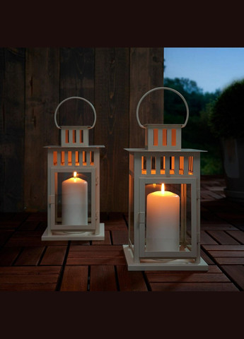 Ліхтар для свічок ІКЕА BORRBY 28 см (50542533) IKEA (278407183)