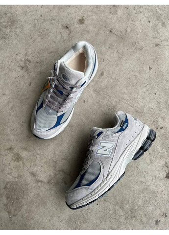 Сірі Зимовий кросівки чоловічі new balance 2002 gore-tex light grey fur нью беланс 2002 No Brand