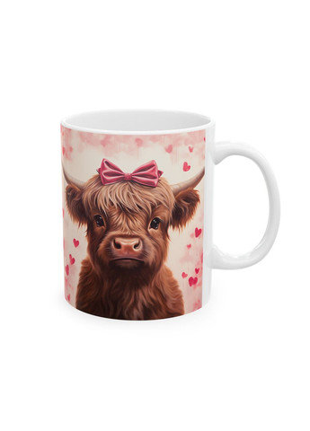 Керамическая чашка с дизайном "Волшебная коровка"-3 No Brand (368671351)