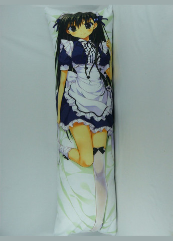 Дакiмакура 150 х 50 см Ширасаки обнимашка аниме принт Подушка односторонняя со съёмной наволочкой Viva (346057103)