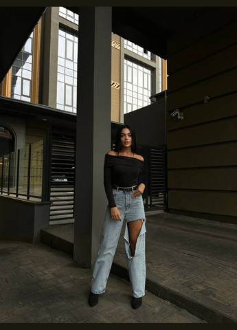 Жіночий стильний лонгслів No Brand (304772886)