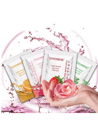 Лубрикант їстівний інтимний лубрикант 8 мл на водній основі з ароматом персика No Brand (335877647)