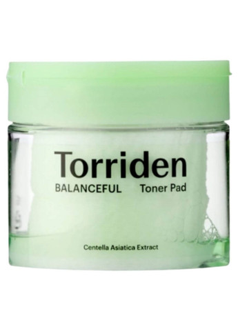 Тонизирующий тонер пады для лица Balanced Cica Toner Pad 60 шт. Педы Torriden (371910985)
