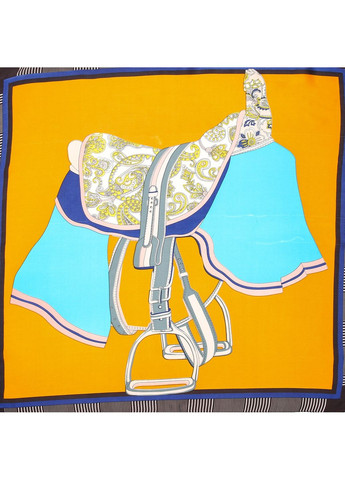 Хустка жіноча з принтом атлас різнокольорова ВАРЕЗЕ LuckyLOOK 747-548 (324741887)