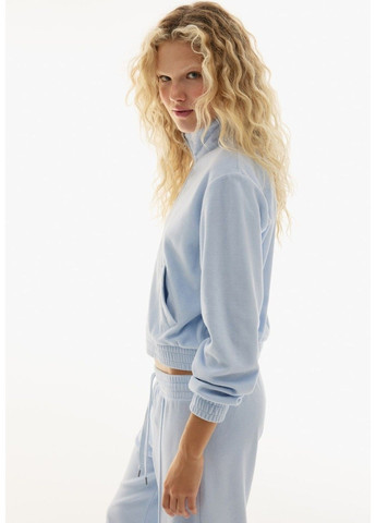 Жіночий велюровий спортивний костюм Н&М (58654) XS Блакитний H&M (366144614)