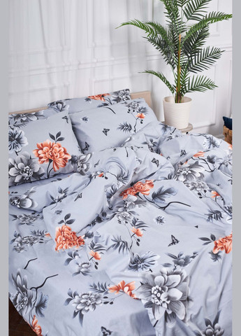 Комплект постельного белья King Size 220x240 наволочки 4х70х70 Ranforce Elite (MS-820000074) Moon&Star Piwonie (284416058)