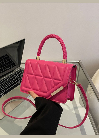 Жіноча сумка 8032 крос-боді рожева No Brand (303322999)