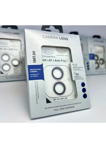Линзы на камеру для 16 защитное стекло AR+AF айфон комплект 2 шт camera lens Розовый (Pink) No Brand (369136867)