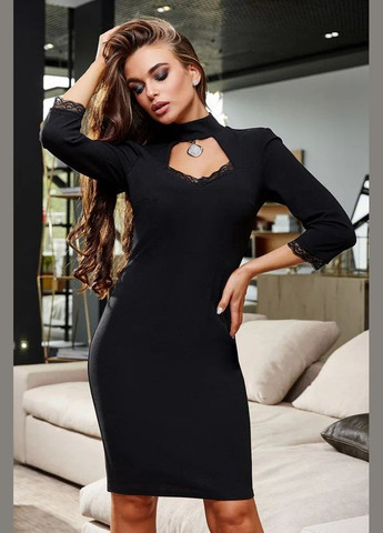 Черное праздничный, коктейльное, вечернее платье Seventeen