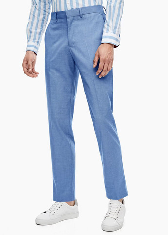 Синие повседневный демисезонные брюки S.Oliver
