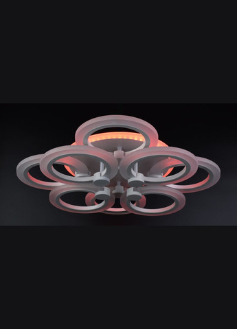 Люстра світлодіодна стельова LED світильник для квартири на стелю лед з пультом 25961 Білий 11х45х54 см. Sunnysky (364497969)