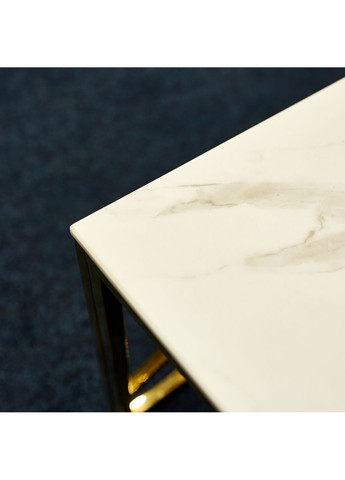 Журнальний столик ESCADA A II білий ефект мармуру / золото ESCADAAMAZL Signal (372178034)