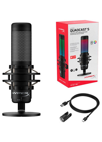 Мікрофон QuadCast S (HMIQ1S-XX-RG/G) HyperX (306528069)