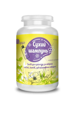 Сухой шампунь 100 г для кошек и собак. No Brand (328600480)