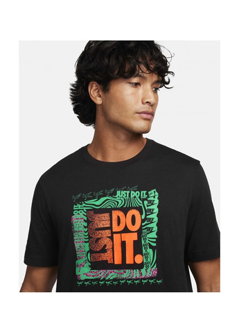 Чорна футболка чоловіча sportswear t-shirt black Nike