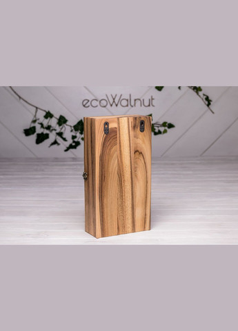 Дерев'яна настінна ключниця з гравіюванням EcoWalnut (295266060)