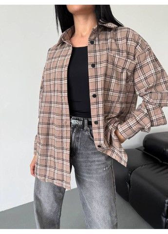 Жіноча сорочка в клітинку з розрізами Україна (354824096)