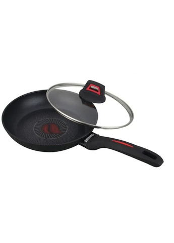 Сковорода зі скляною кришкою EB-13081 з термоіндикатором 20x4,5 см Edenberg (362193079)