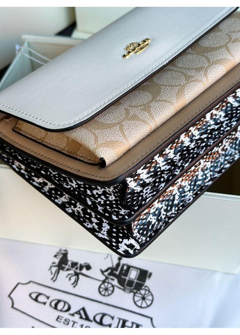 Сумка жіноча Mini Klare Crossbody in Signature Canvas in Light Khaki Snake No Brand (355343287)