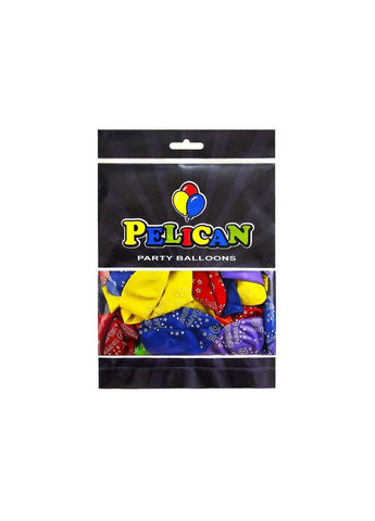 Кульки 12' (30 см) (50шт/уп) 5-стор. кексики PELICAN Happy Birthday (362717168)
