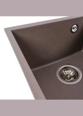 Гранітна мийка для кухні ROXY 3744 матова Дюна Valeso (342071793)