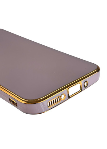 Чохол для Galaxy A54 5G SM-A546E глянсовий із золотою окантовкою із захистом камери на самсунг а54 бузковий Samsung (366018993)