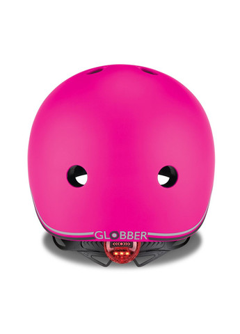 Захисний шолом дитячий Evo Lights, рожевий, з ліхтариком, 45-51см 506-110 Globber (315493143)