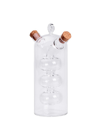 Бутылка для масла и уксуса 2 в 1 стеклянная 400 мл для оливкового, подсолнечного масла и уксуса Yiwu (354203259)