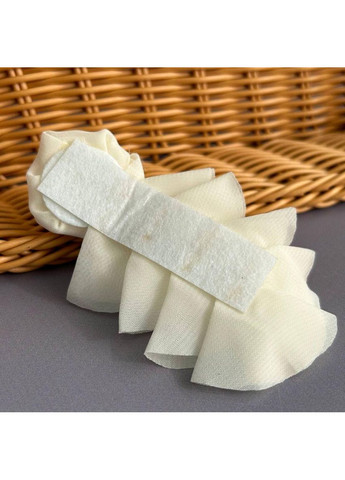 Декоративний елемент жабо з шифону 10 см, - айворі Plus-plus (352746556)