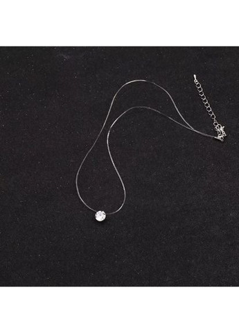 Прикраса камінчик на волосіні, підвіска на волосіні, кольє (білий) С.Луч (366666505)