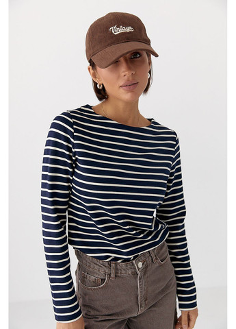 Трикотажный лонг в полоску Lurex (362115980)