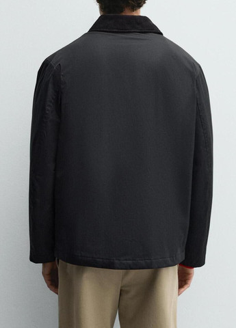 Темно-серая демисезонная куртка Zara