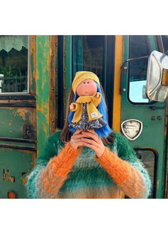 Кукла Миа Испанская Винилова с Синими Волосами 30 см для девочки коллекционная игрушка Nines D'Onil (370602843)