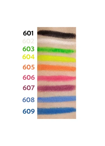 Гелевый карандаш для глаз водостойкий Neon Demon NP № 604 Кислотно-желтый Parisa Cosmetics (360714560)