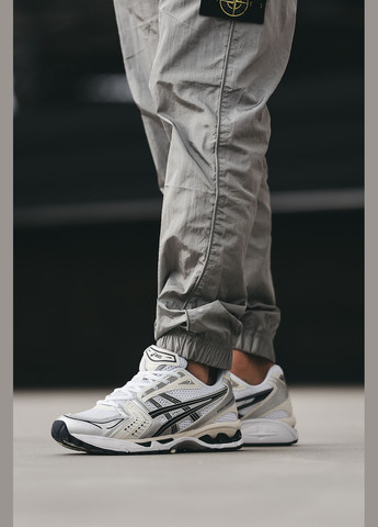 Кросівки жіночі і чоловічі Asics Gel-Kayano 14 white grey black | Асікс Гель-Каяно 14 білі сірі чорні No Brand білі всесезони (315155249)