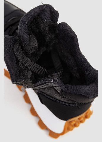 Кроссовки женские с мехом,, 243RGM93 Fashion чёрные всесезоны (313294372)